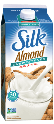 What are the ingredients in Silk Almond Milk?